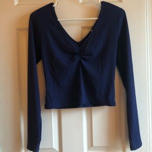Navy blue top
